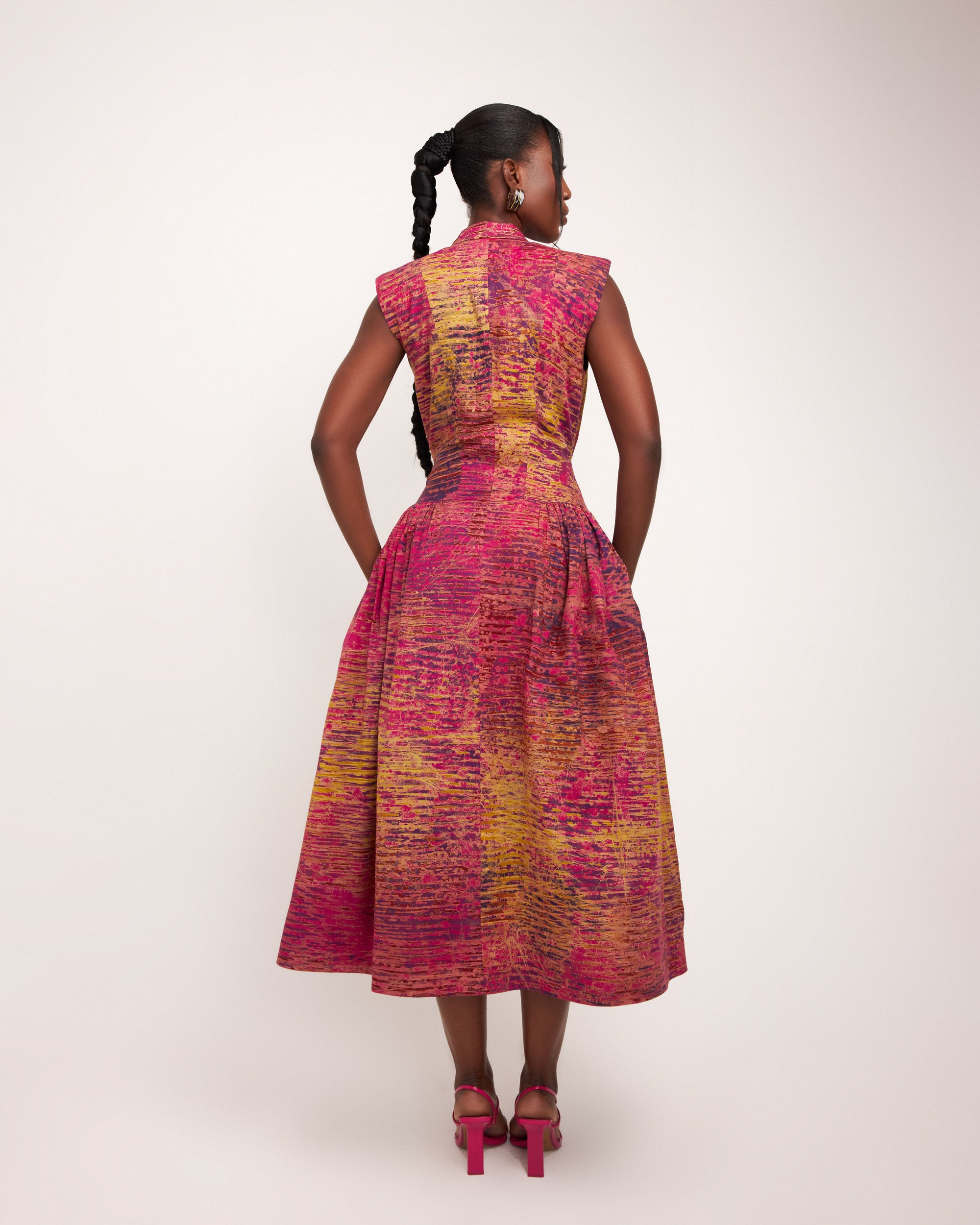 Delia Middle Length Jacket - Tie Dye