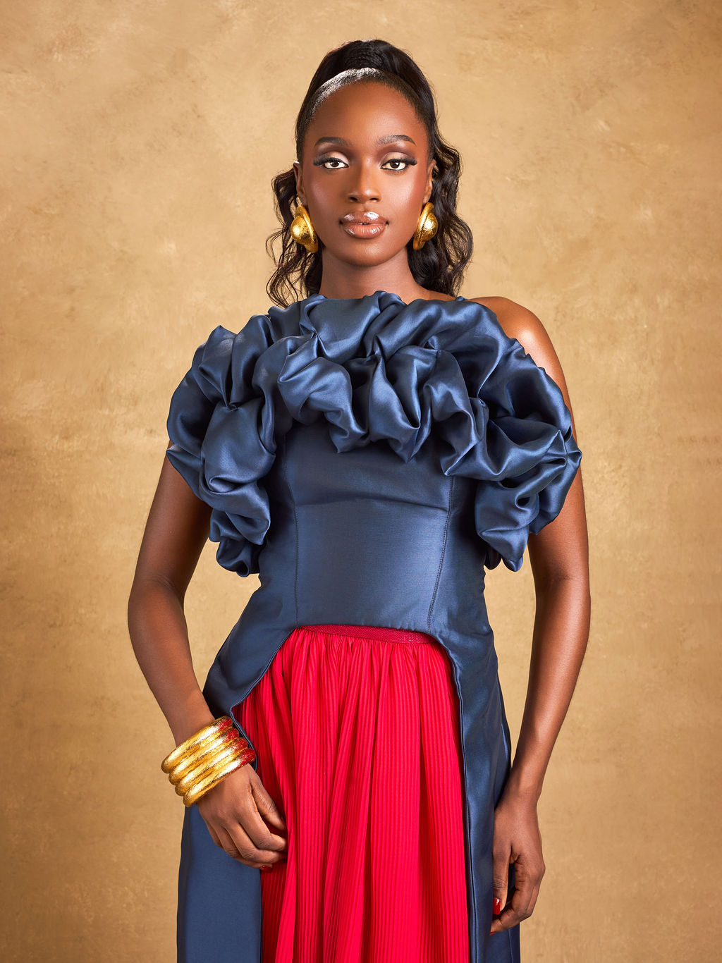 Bloom Top - Navy Blue