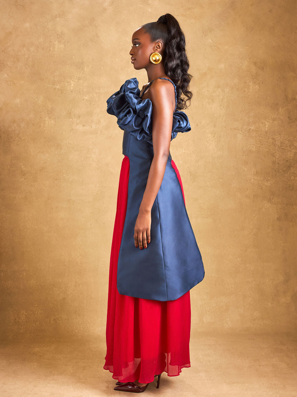 Bloom Top - Navy Blue