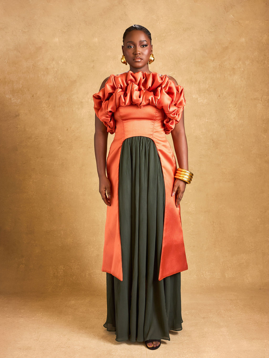 Bloom Top - Burnt Orange