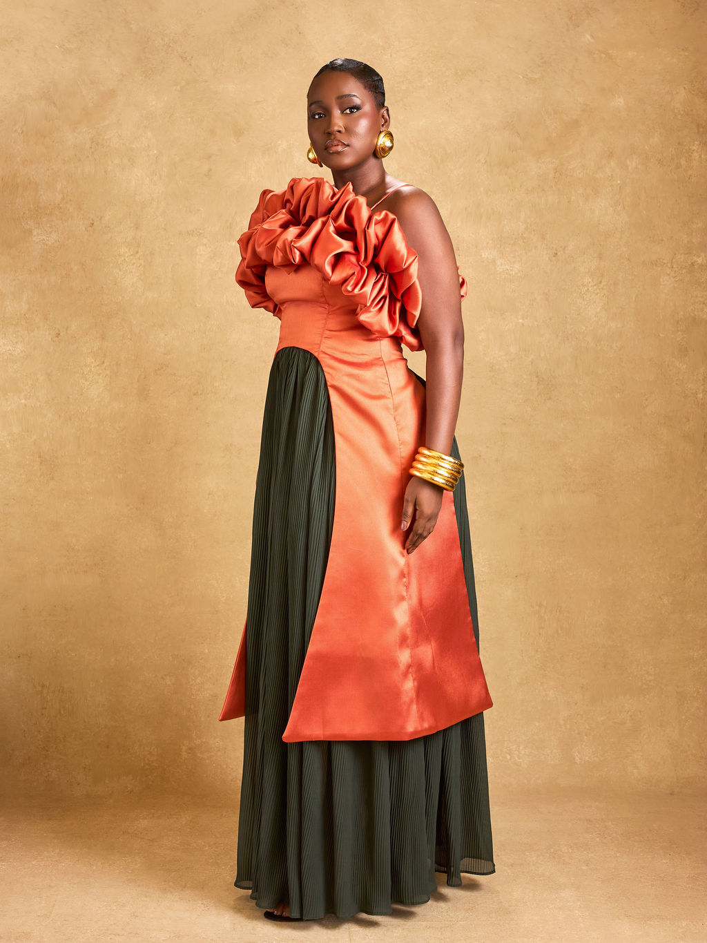 Bloom Top - Burnt Orange