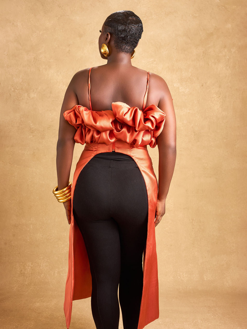 Bloom Top - Burnt Orange