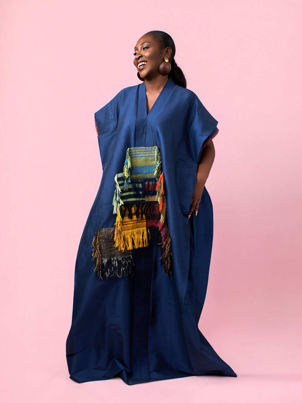 Obaahemaa Boubou Navy Blue