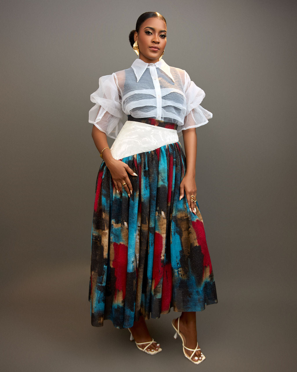 Bubble Blouse Pleated