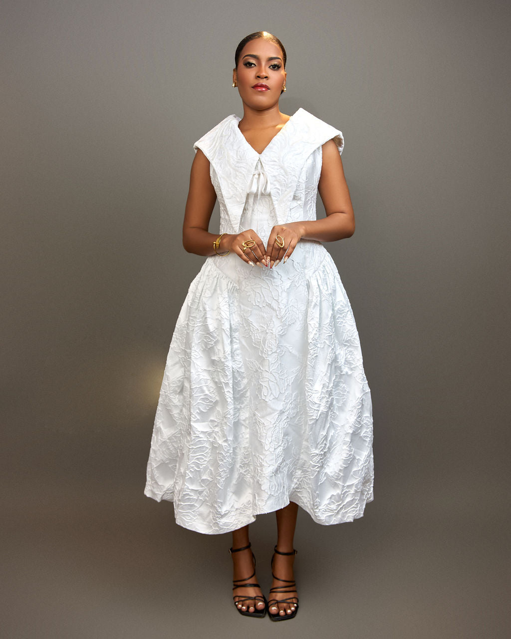 Naadei Dress - White