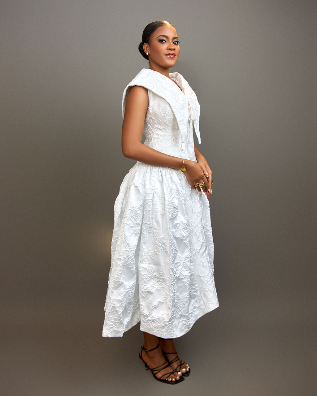 Naadei Dress - White