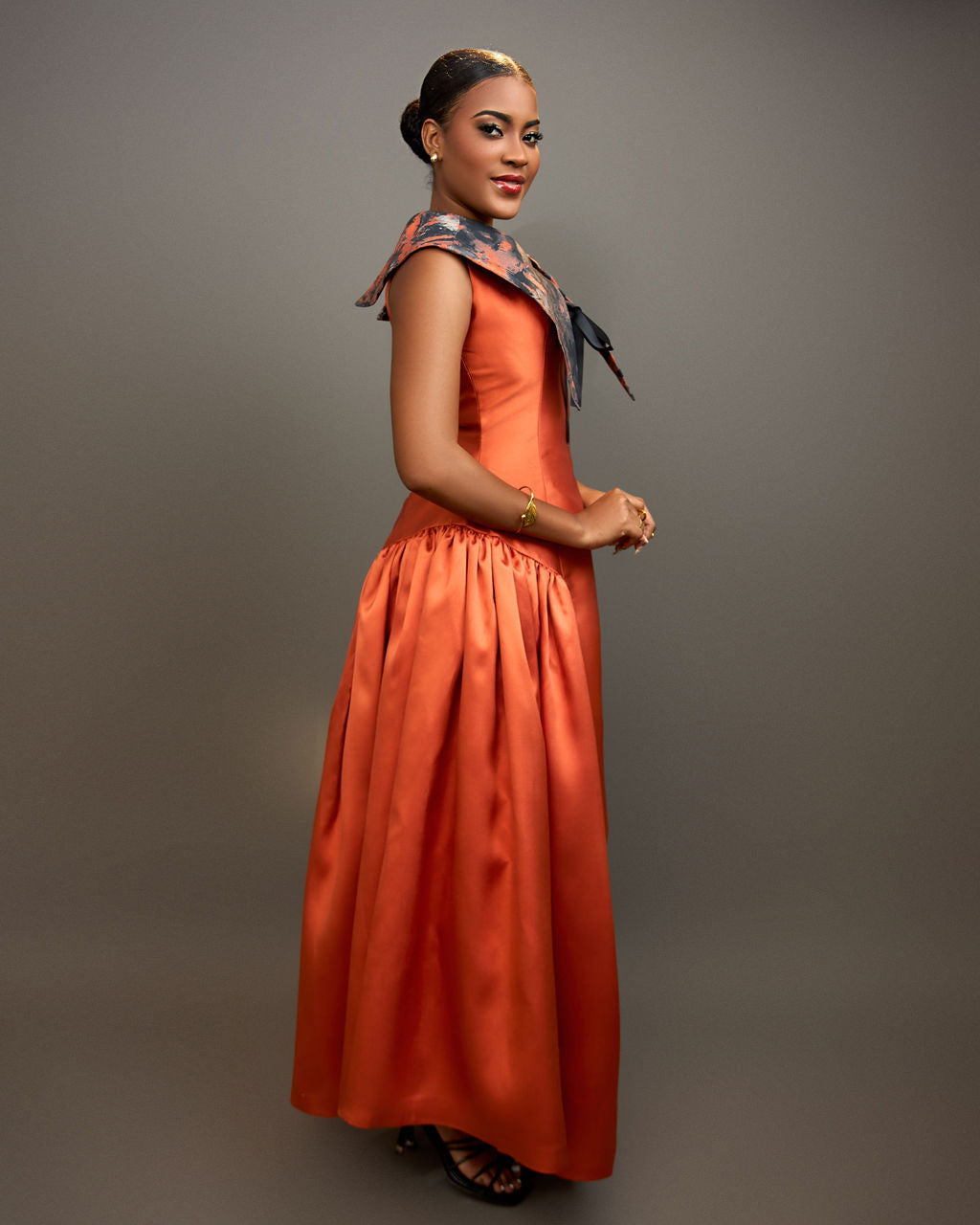 Naadei Dress Burnt Orange