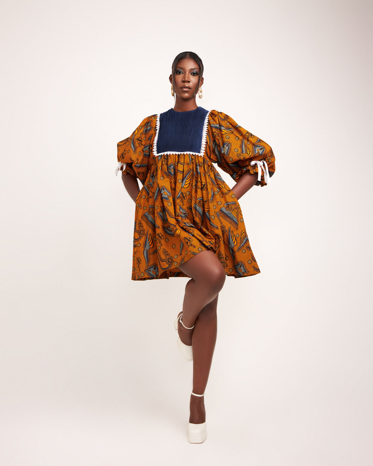 Baby Doll Dress - Yellow