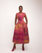 Delia Middle Length Jacket - Tie Dye