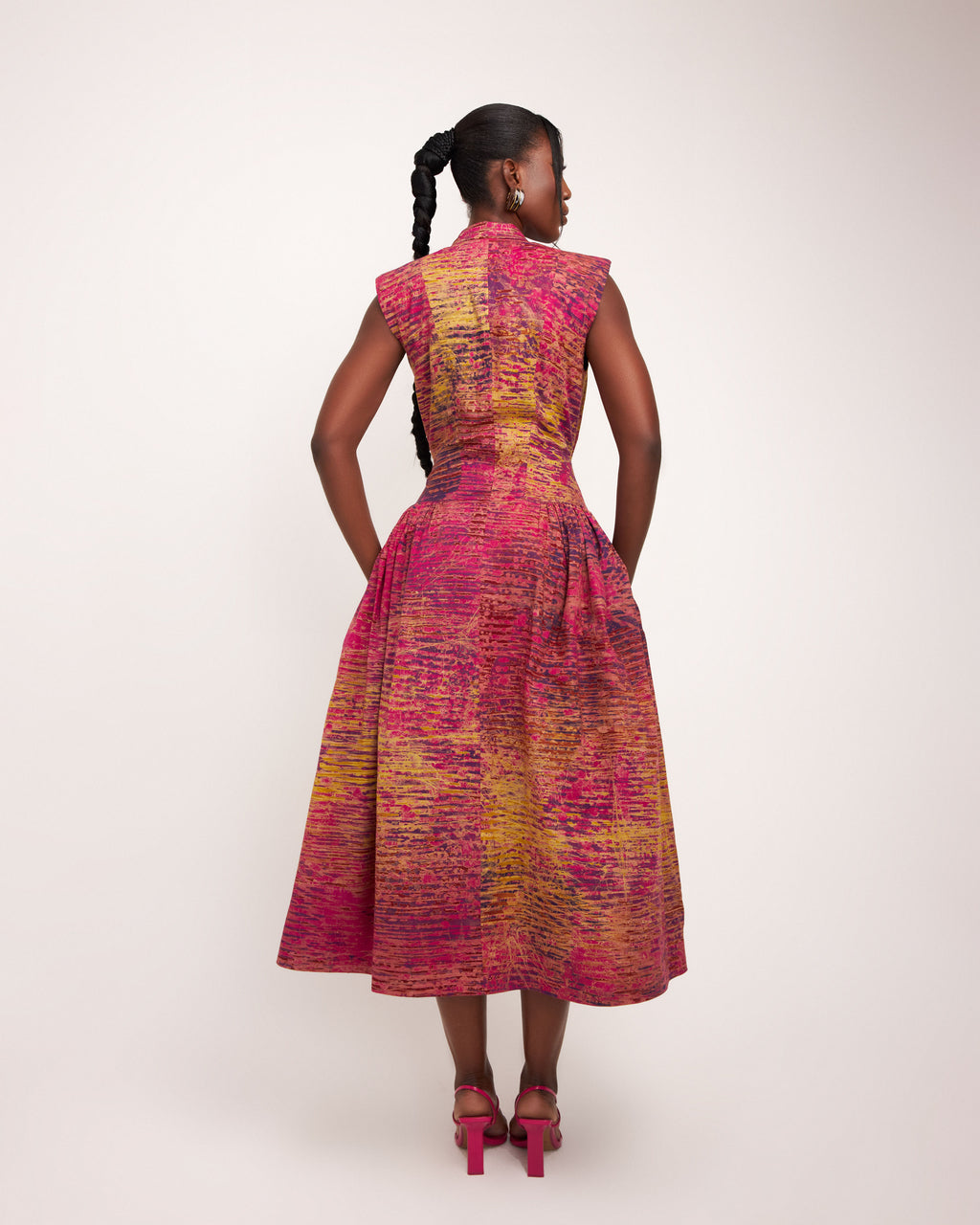 Delia Middle Length Jacket - Tie Dye