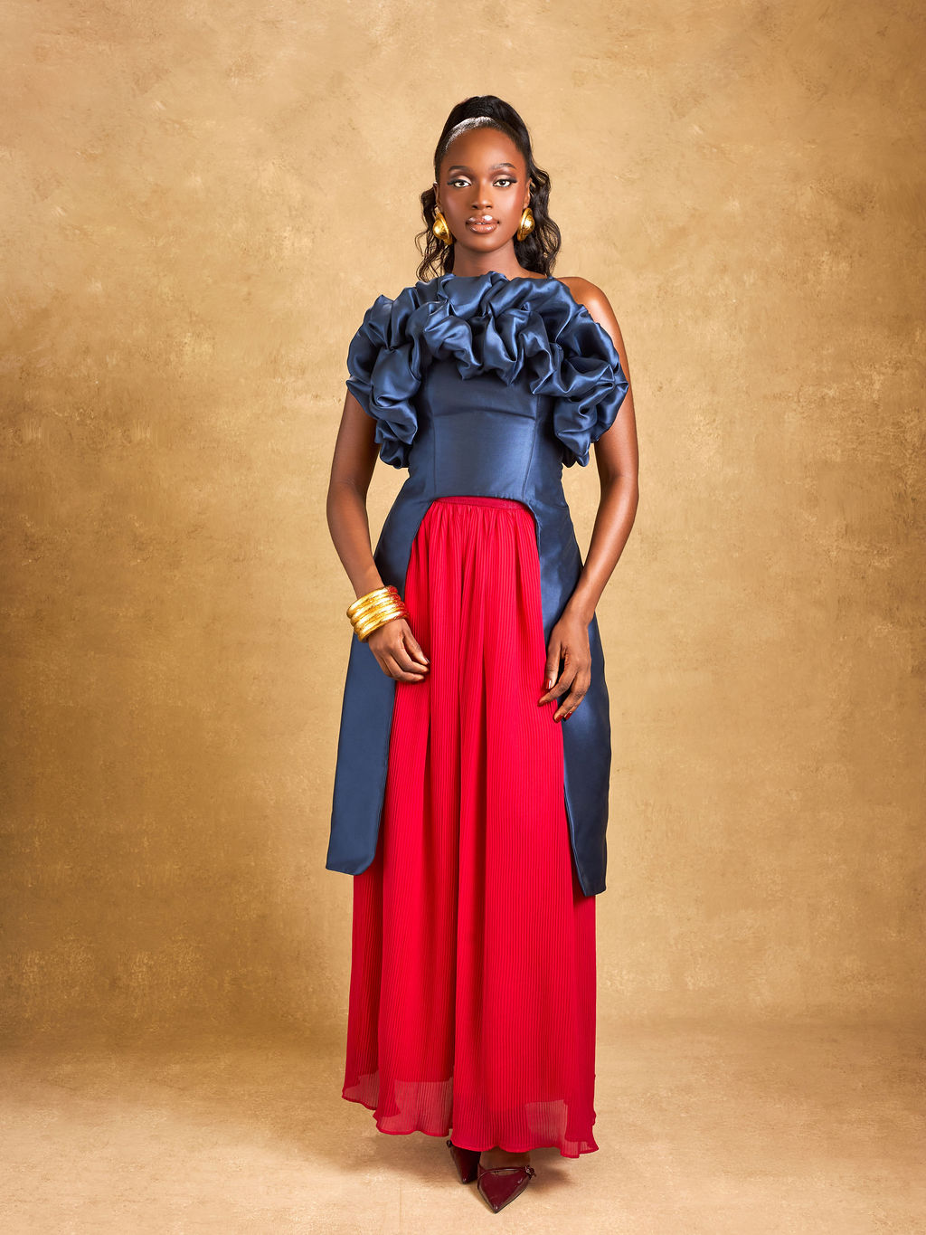 Bloom Top - Navy Blue