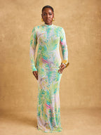 Solara Mesh Dress - Green