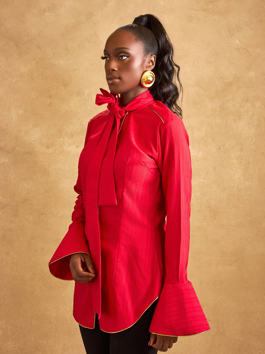 Zora Blouse Red