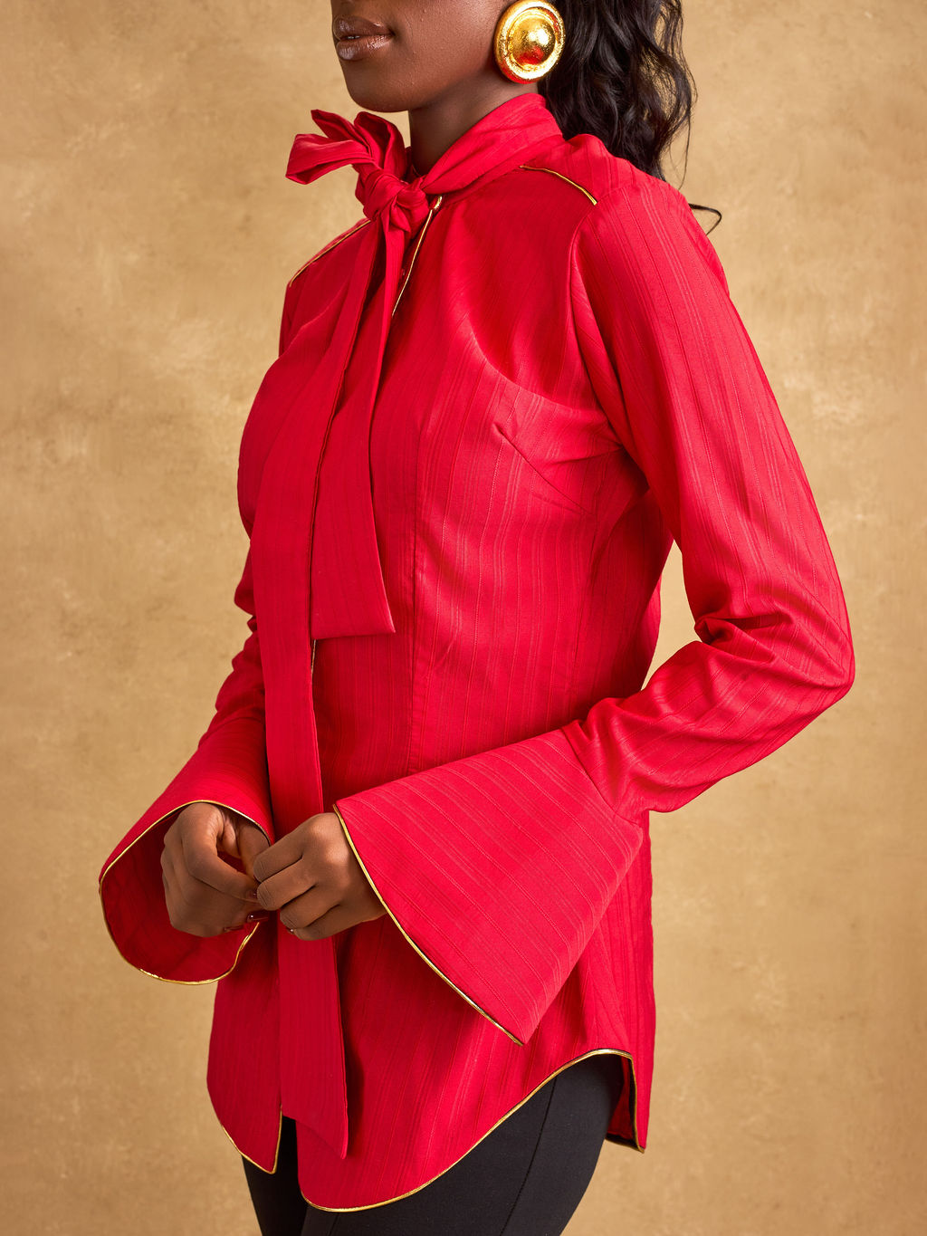 Zora Blouse Red