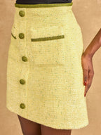 Dede A-line Skirt Tweed