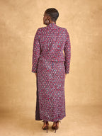Adinkra Crop Beaded Jacket