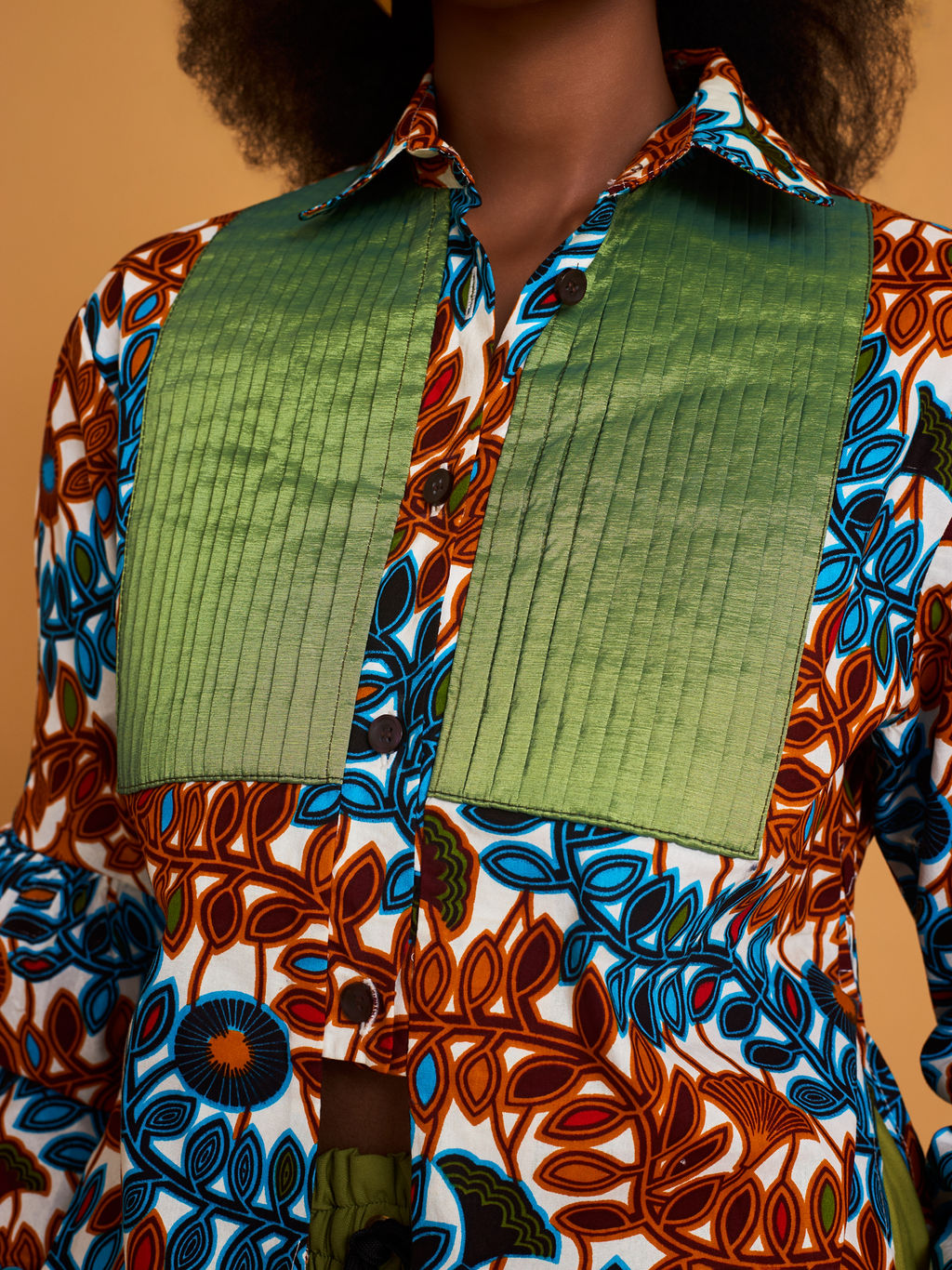 FRONT TIE SHIRT - PRINT