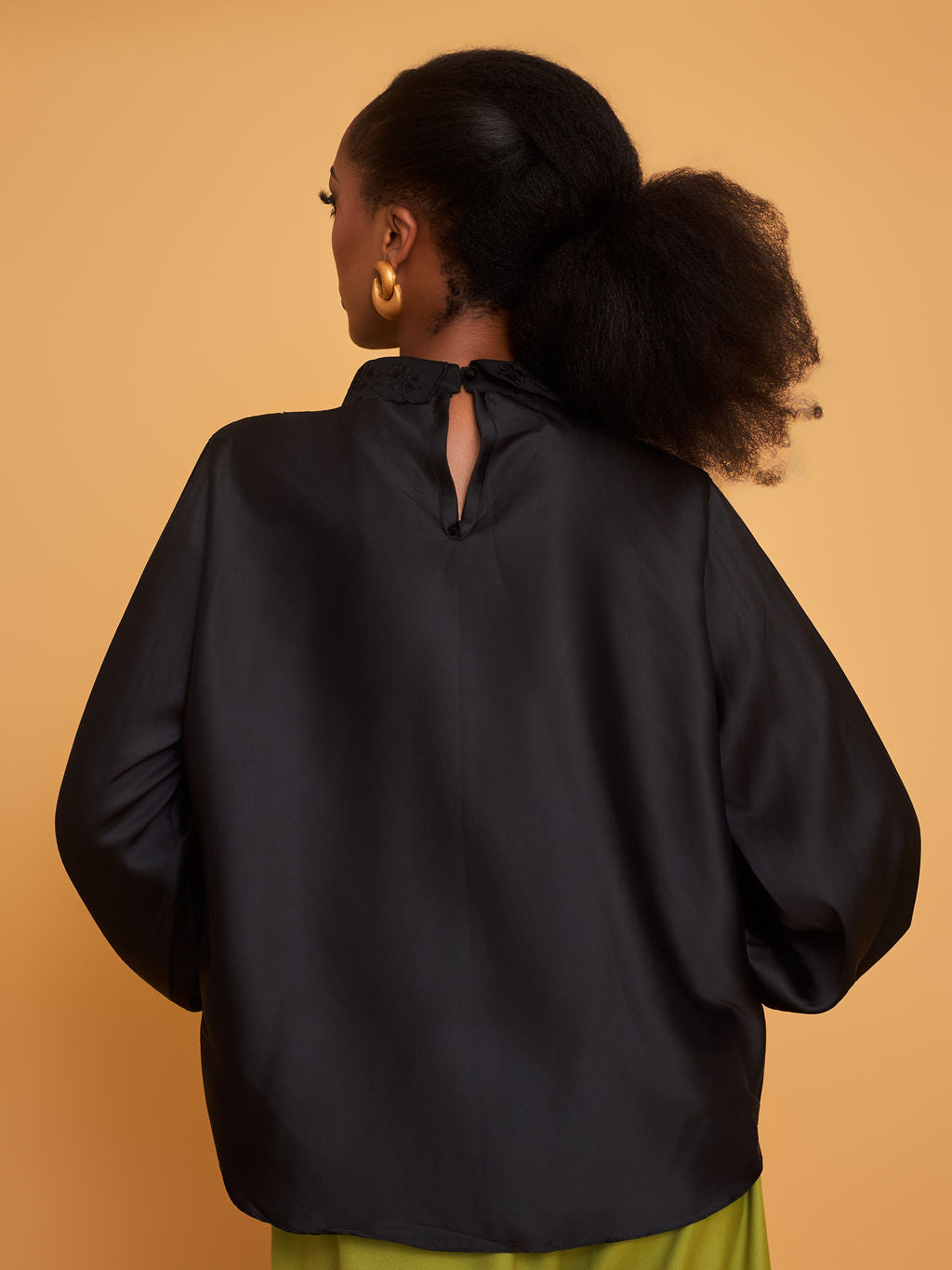 Blusa de burbujas plisada