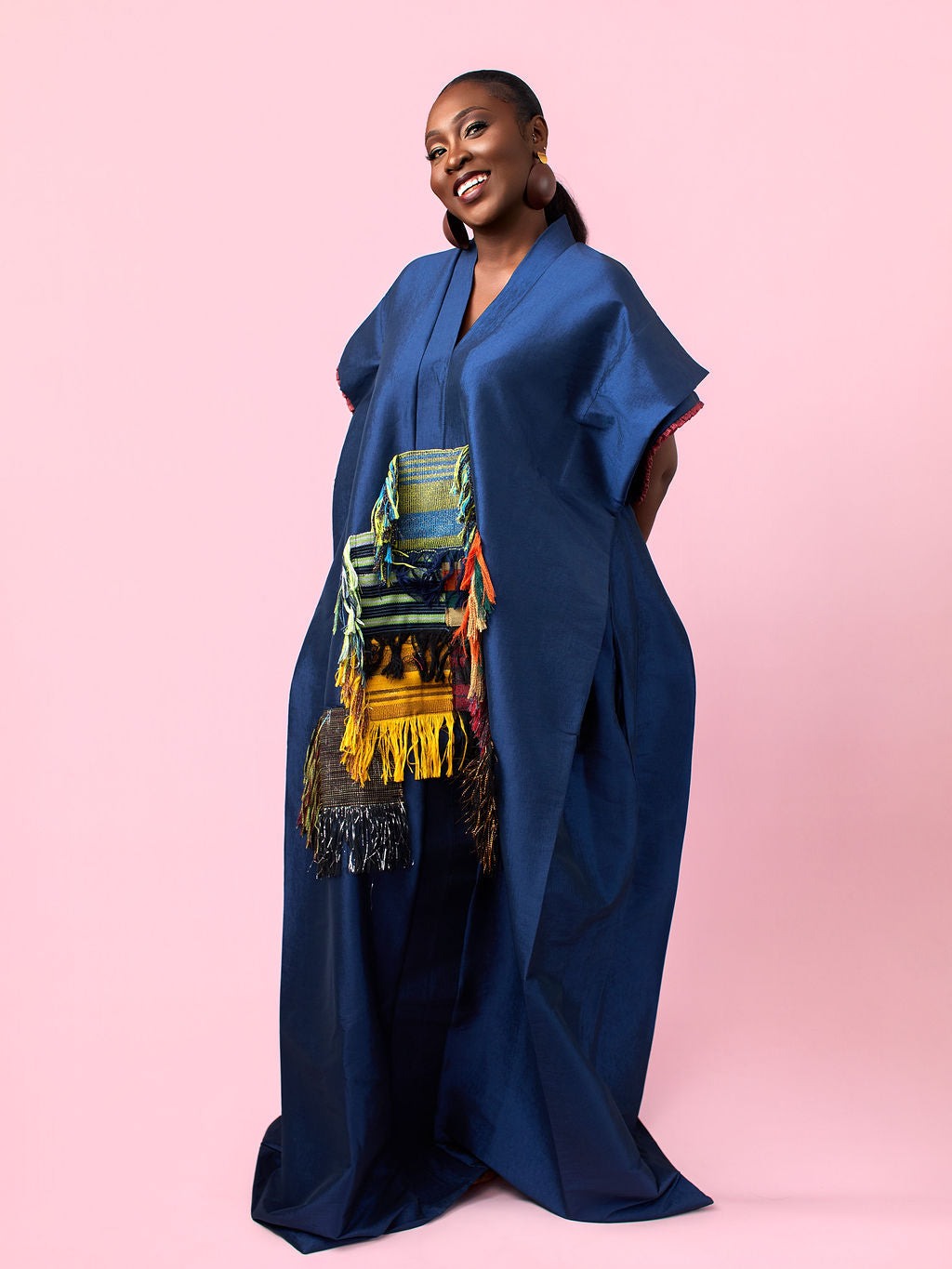 Obaahemaa Boubou Navy Blue
