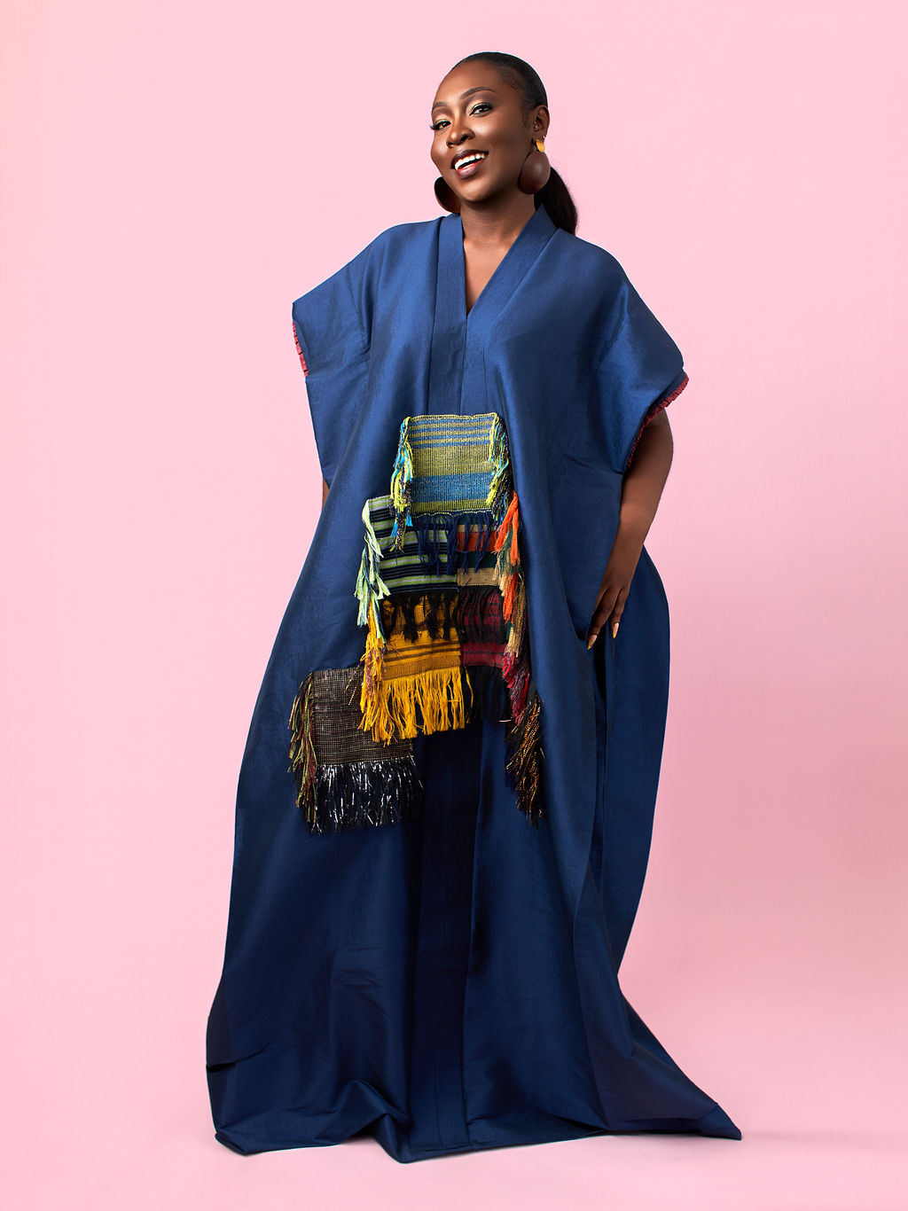 Obaahemaa Boubou Navy Blue