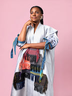 Obaahemaa Boubou Silver - 3/4 sleeve