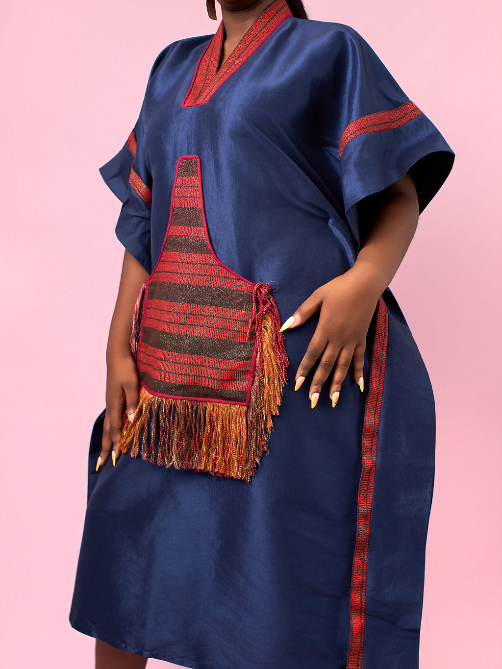 Nyansa Boubou Navy Blue