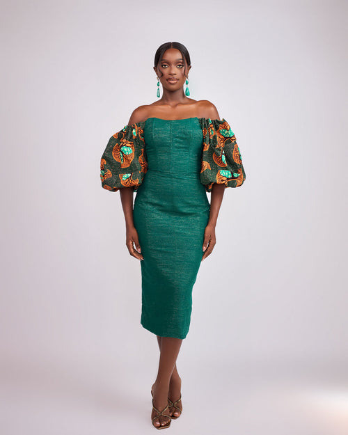 Ameera Dress Emerald