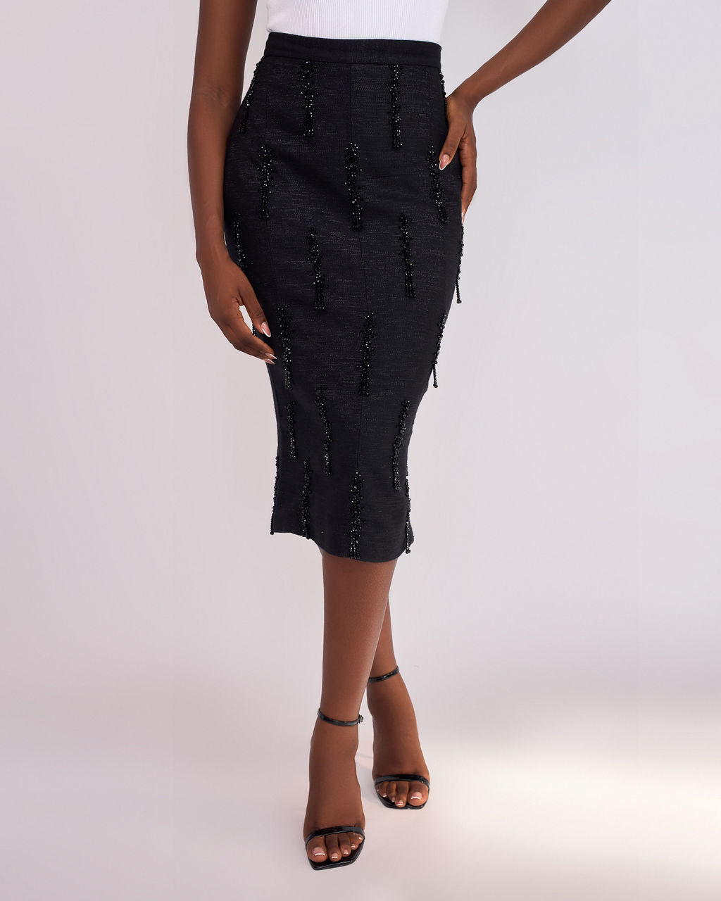 Ebony Beaded Skirt