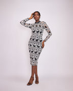 Vestido midi Nia