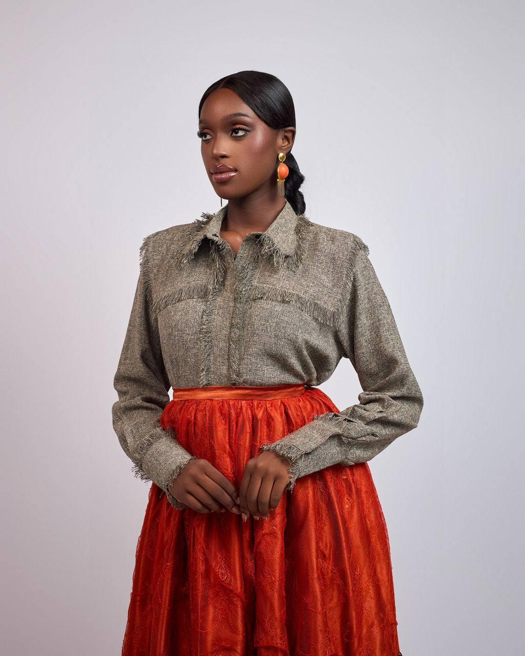 Nyansa Tweed Shirt