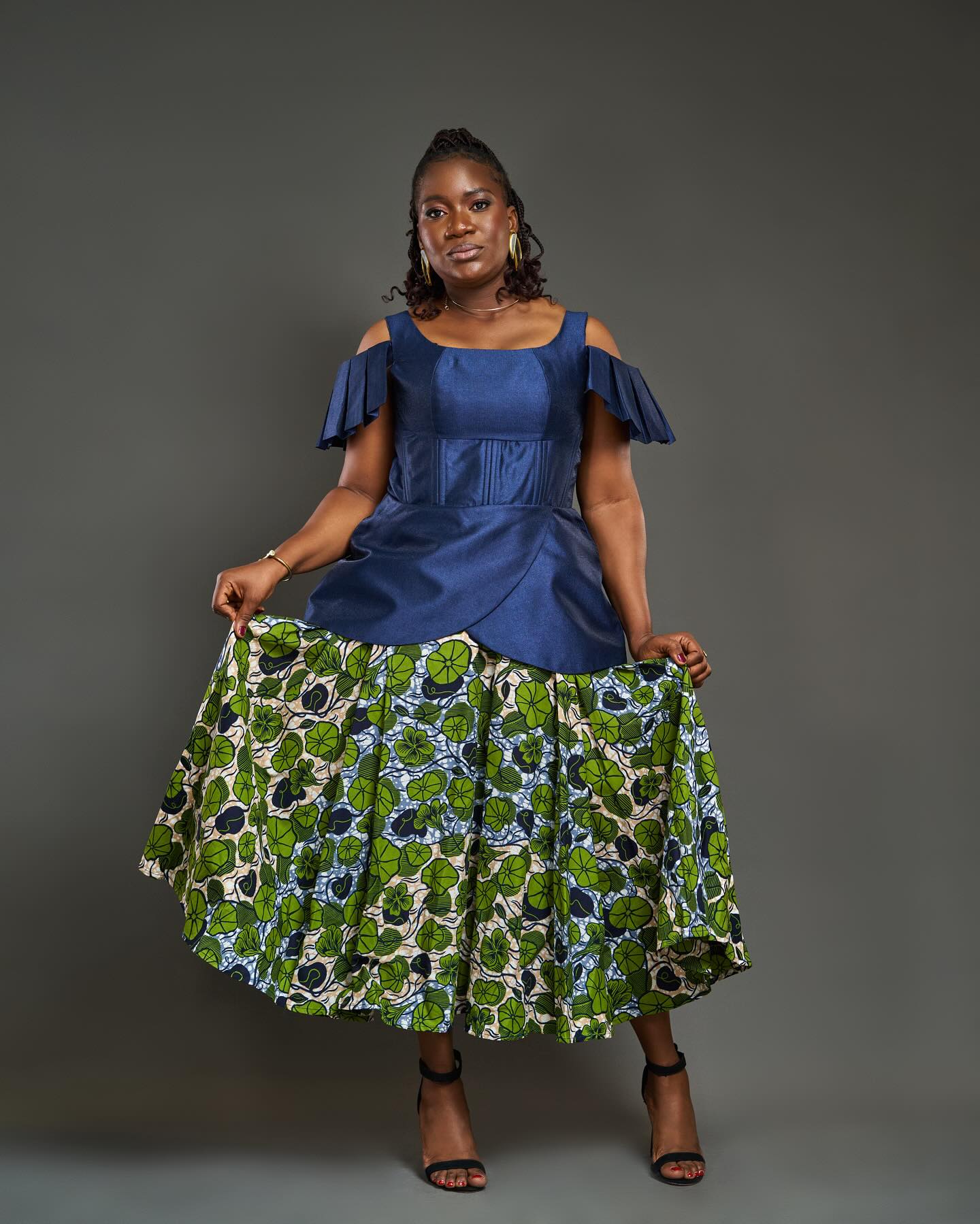 SERAPHINE DRESS NAVY BLUE