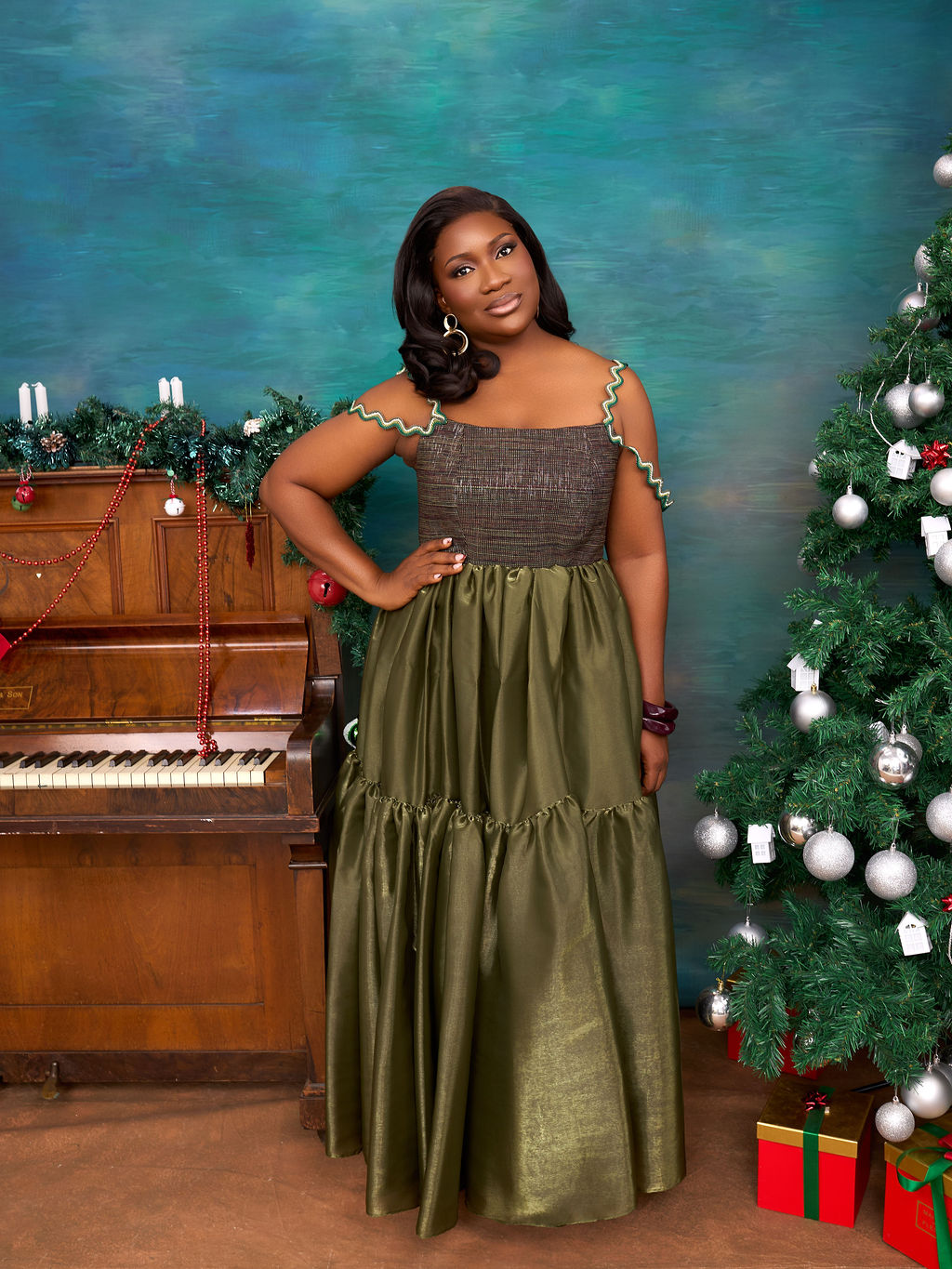 Minah Maxi Dress - Green