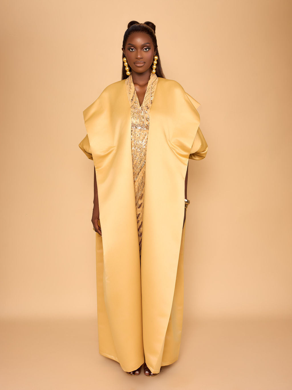Obaahemaa Luxe Boubou - Gold