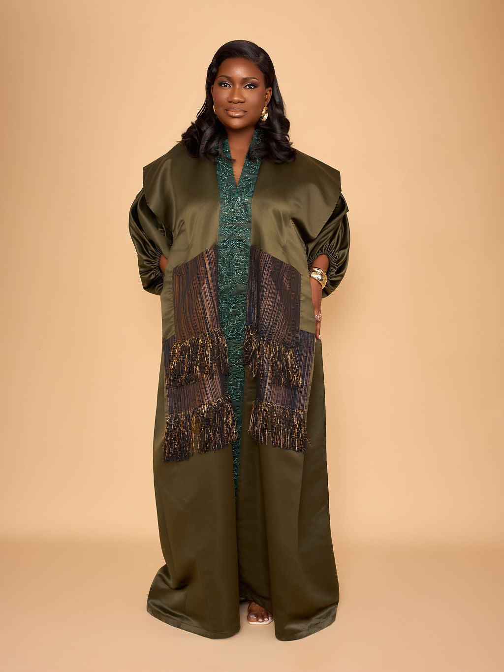 Obaahemaa Luxe Boubou - Green