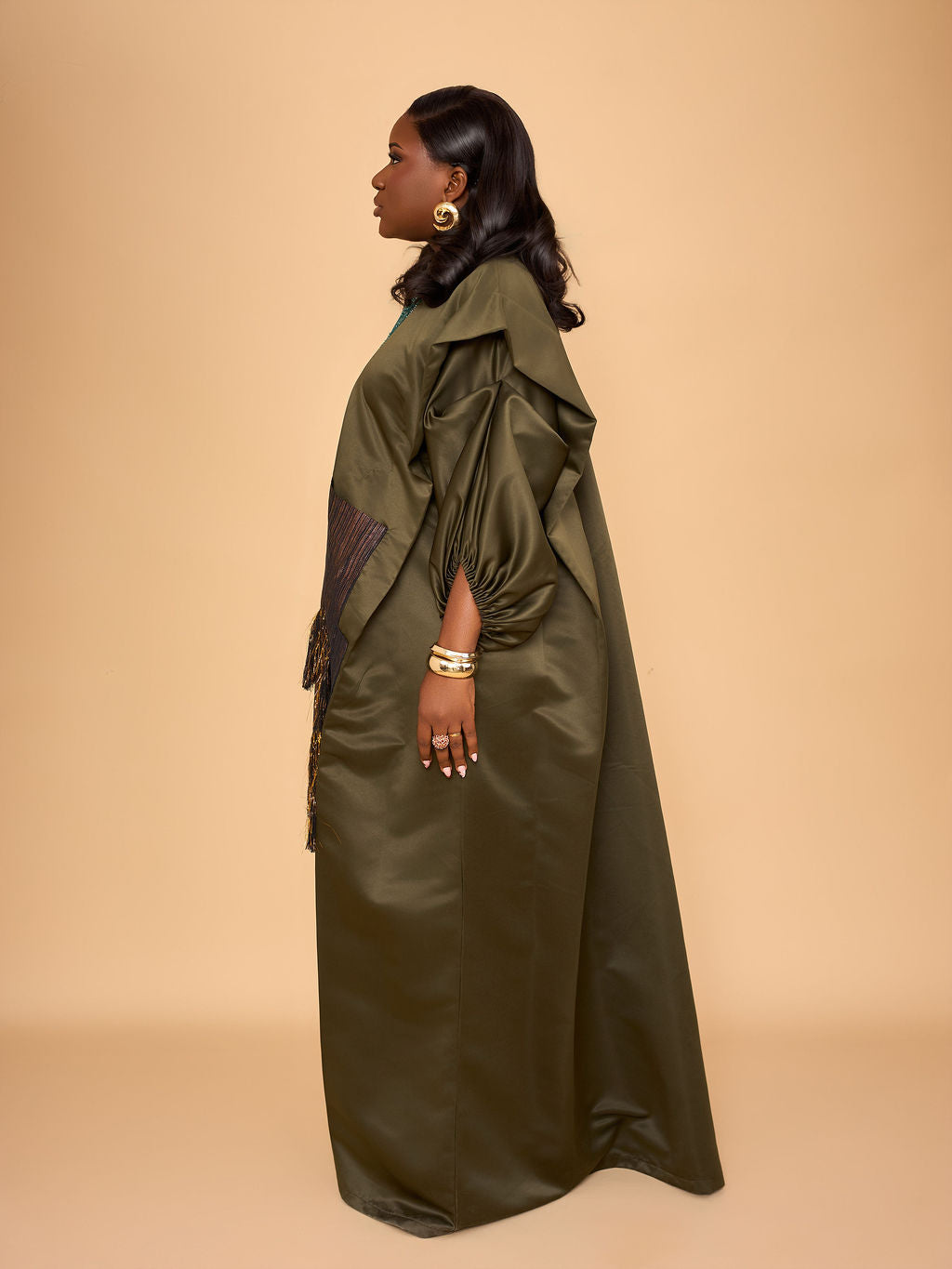 Obaahemaa Luxe Boubou - Green