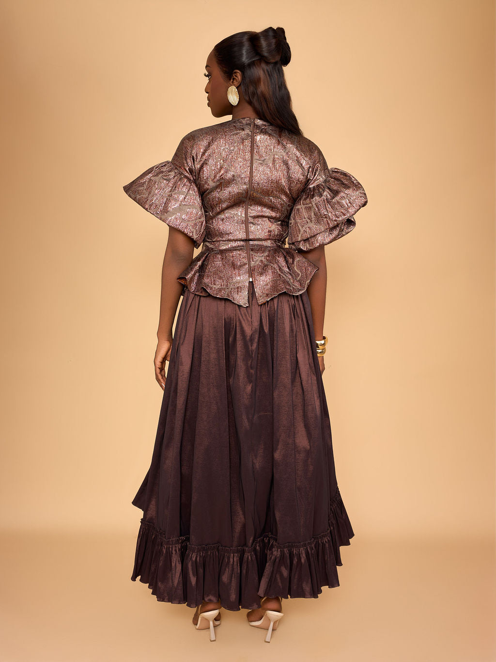 Amaara Blouse - Brown