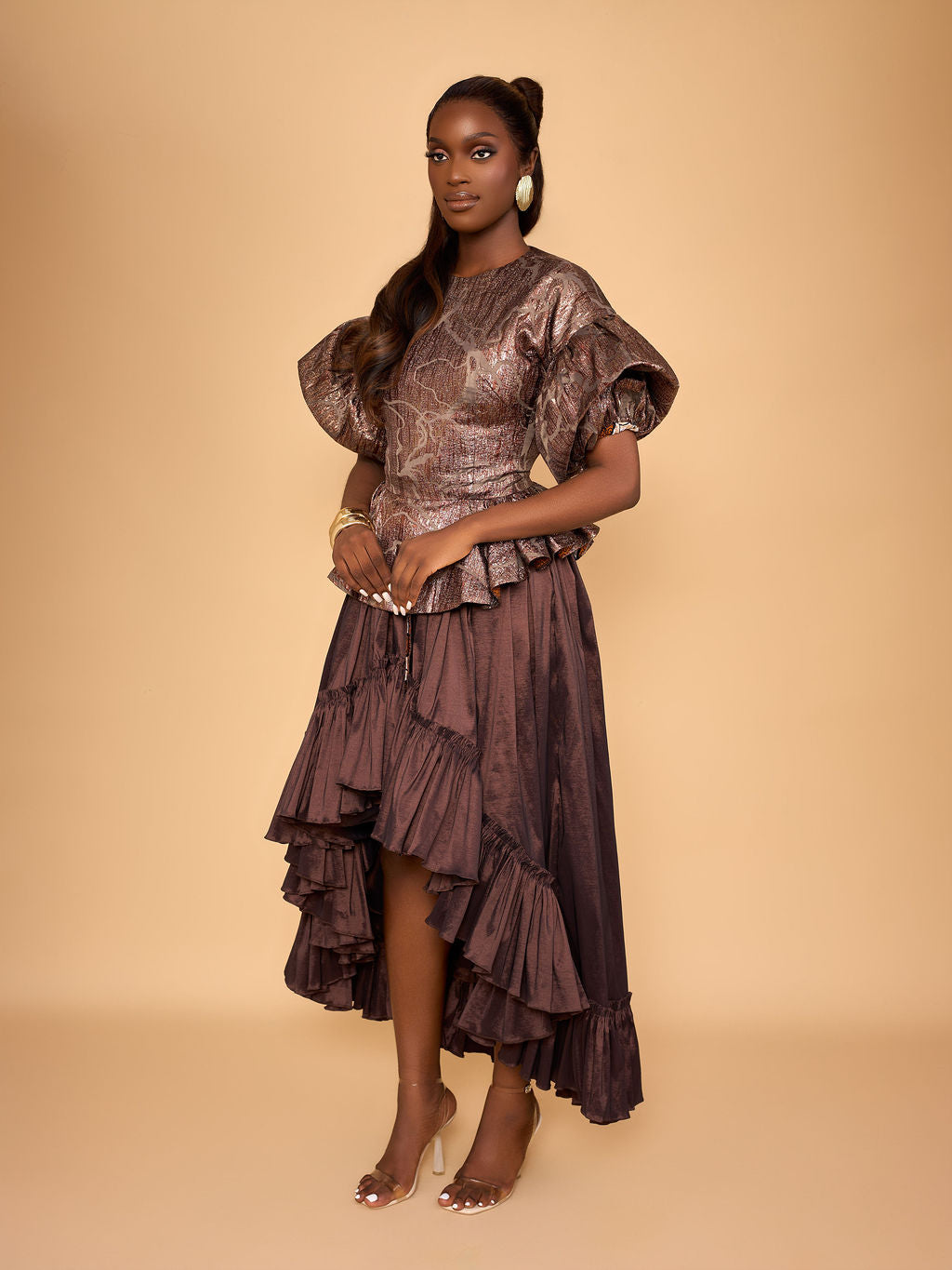 Amaara Blouse - Brown