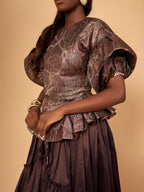 Amaara Blouse - Brown