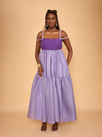 Minah Maxi Dress - Lilac