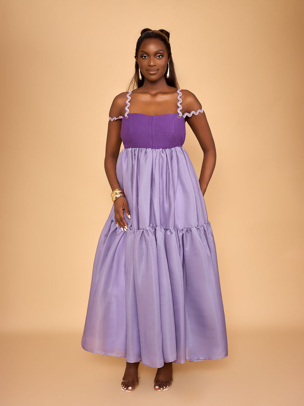Minah Maxi Dress - Lilac