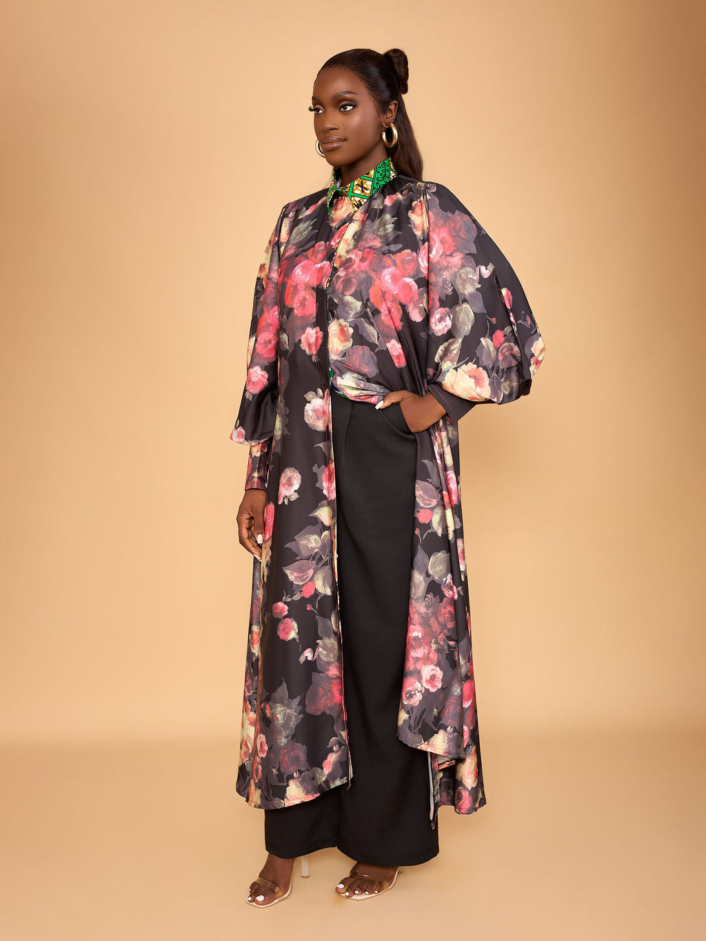 Elara Maxi Shirt Dress