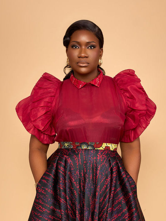 Ayele Blouse- Red