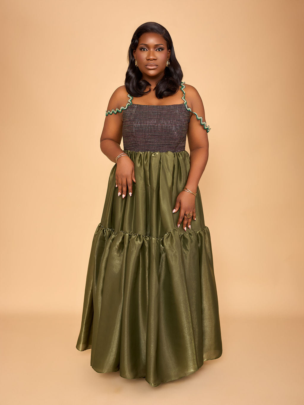 Minah Maxi Dress - Green