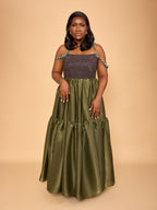 Minah Maxi Dress - Green
