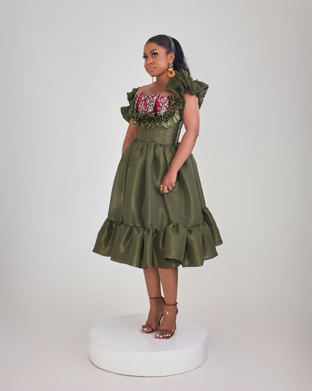 Shidaa Midi Dress