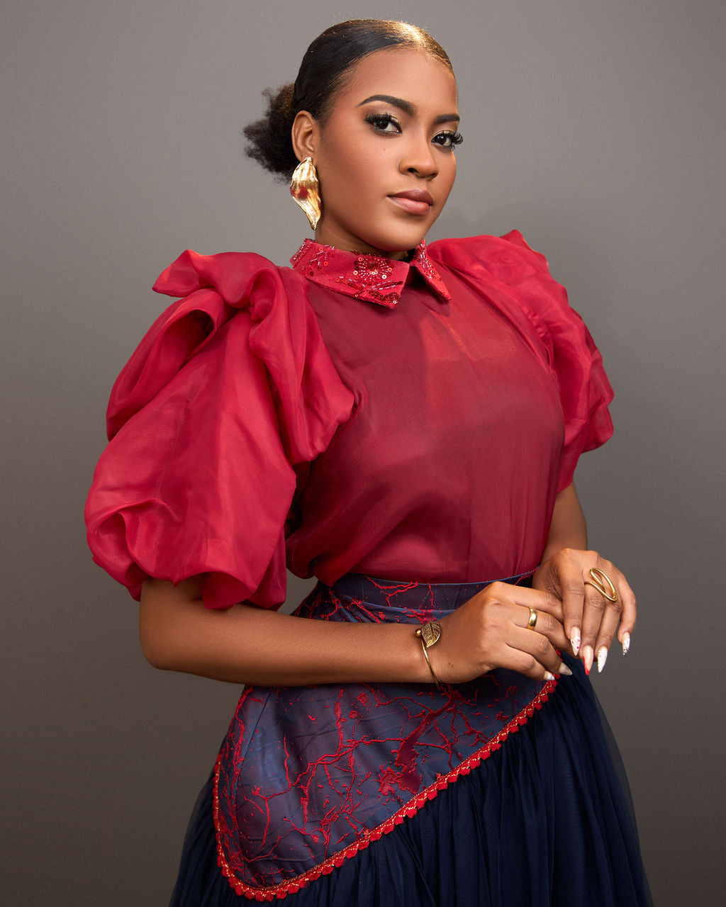 Ayele Blouse Red