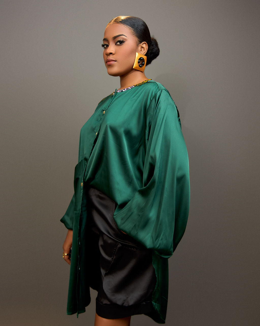 Mansa Blouse Green