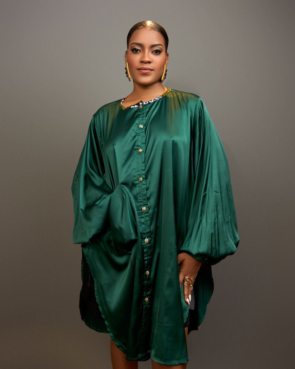 Mansa Blouse Green