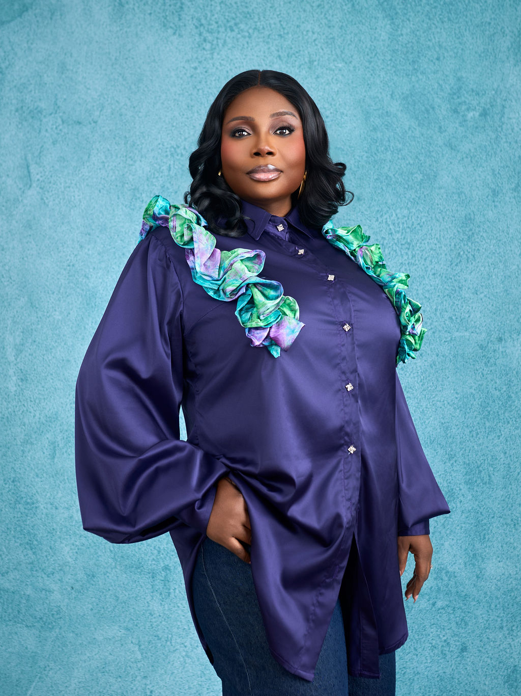 Buttercup Blouse - Blue