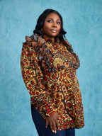 Buttercup Blouse - Cinnamon